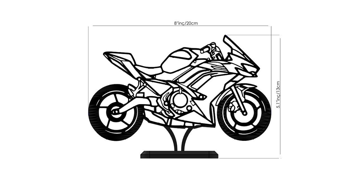 #Kawasaki#Ninja#650#Motorsiklet#hediye#fikri#sanat#heykeli# - Görsel 4