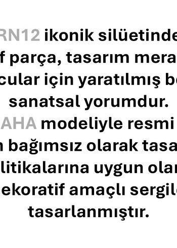 #Yamaha#R1#R12#Araba#hediye#fikri#sanat#heykeli# - Görsel 6