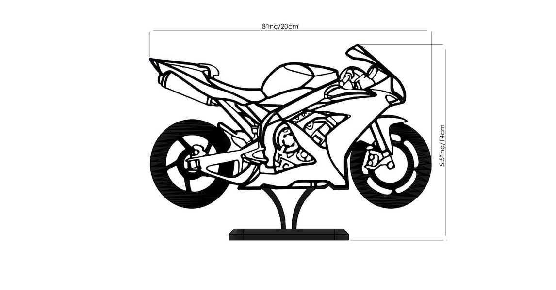 #Yamaha#R1#R12#Araba#hediye#fikri#sanat#heykeli# - Görsel 4