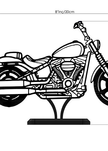 #Harley#Davidson#Stred#Motorsiklet#hediye#fikri#sanat#heykeli# - Görsel 4