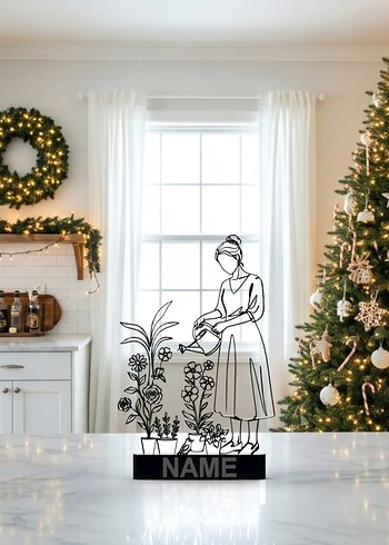 #Çicek#Sulayan#Anne#Dekor#hediye#fikri#sanat#heykeli# - Görsel 5