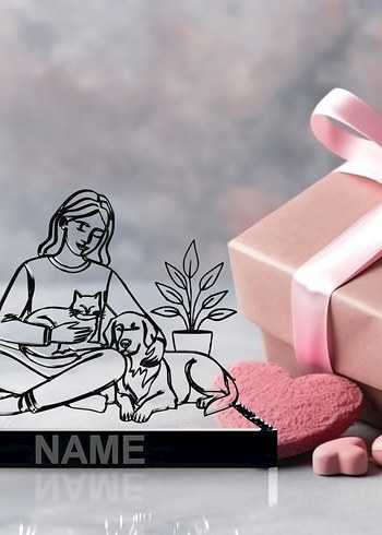 #Hayvan#Sever#Anne#Dekor#hediye#fikri#sanat#heykeli# - Görsel 2