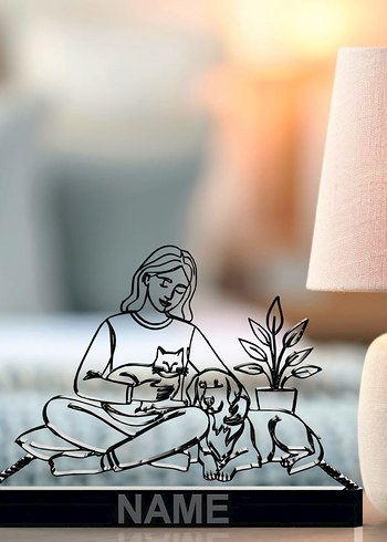 #Hayvan#Sever#Anne#Dekor#hediye#fikri#sanat#heykeli# - Görsel 4