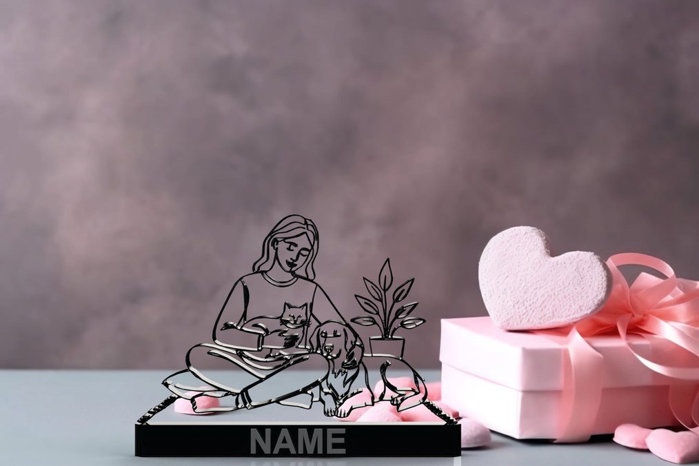 #Hayvan#Sever#Anne#Dekor#hediye#fikri#sanat#heykeli# - Görsel 3