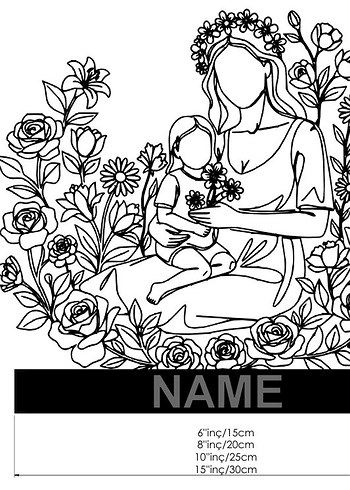 #Çiceklerle#Çevrili#Anne#Dekor#hediye#fikri#sanat#heykeli# - Görsel 6