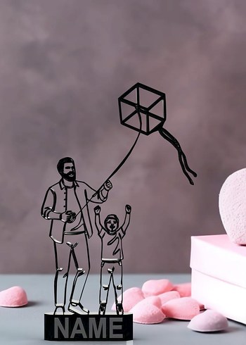 #Babalar#Günü#Dekor#hediye#fikri#sanat#heykeli# - Görsel 3