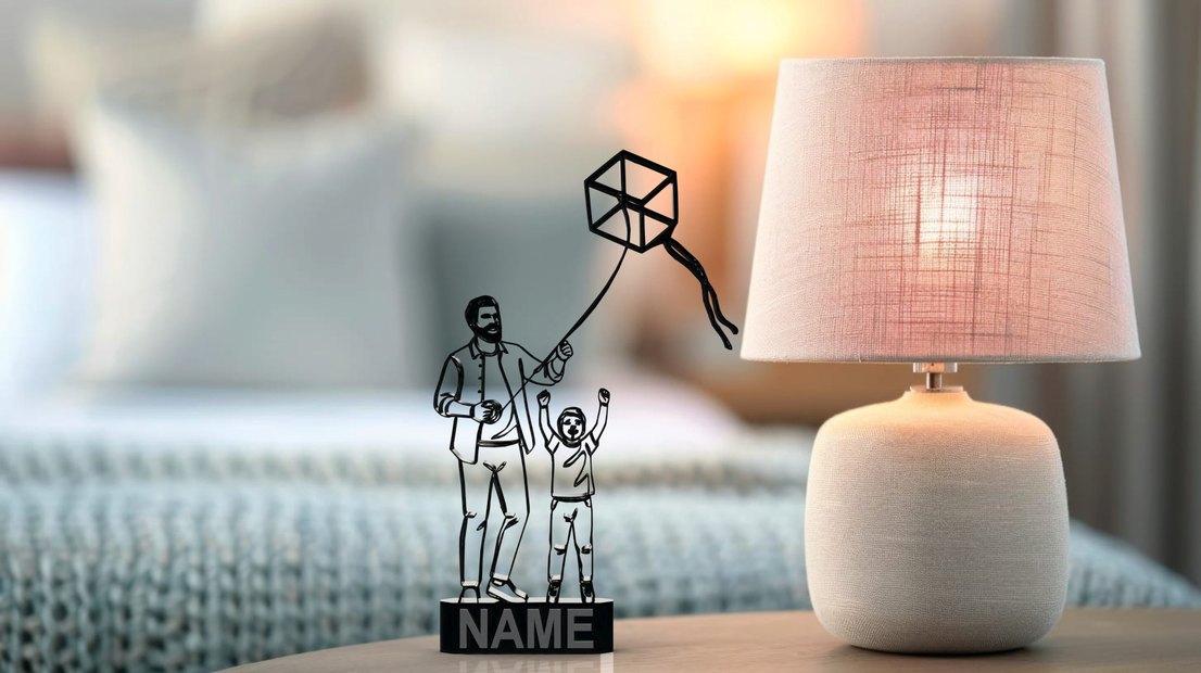 #Babalar#Günü#Dekor#hediye#fikri#sanat#heykeli# - Görsel 2