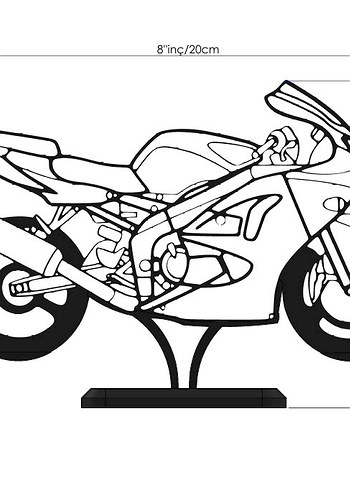 #Kawasaki#ZX6R#Motorsiklet#hediye#fikri#sanat#heykeli# - Görsel 4