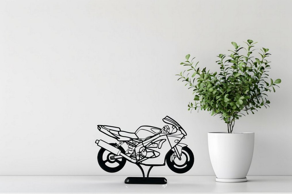 #Kawasaki#ZX6R#Motorsiklet#hediye#fikri#sanat#heykeli# - Görsel 2