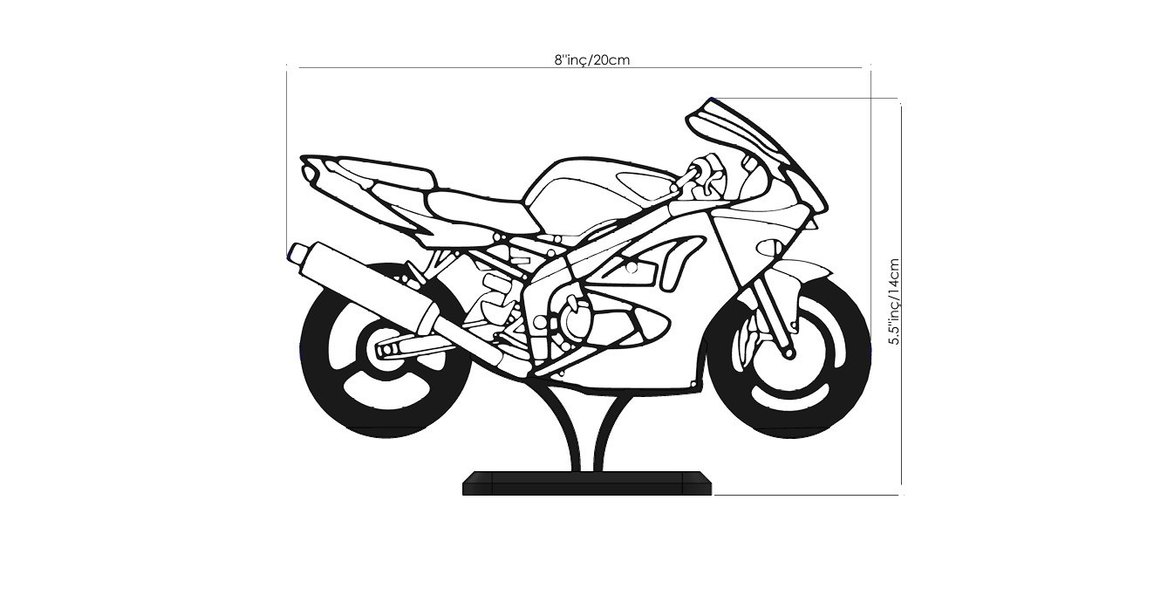 #Kawasaki#ZX6R#Motorsiklet#hediye#fikri#sanat#heykeli# - Görsel 4