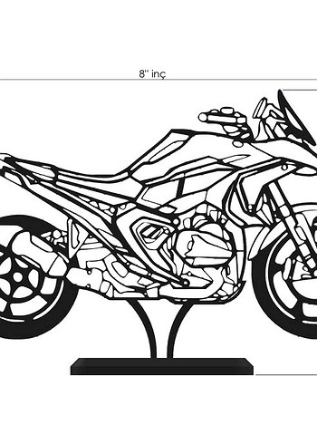 #BMW#R1300GS#Motorsiklet#hediye#fikri#sanat#heykeli# - Görsel 4