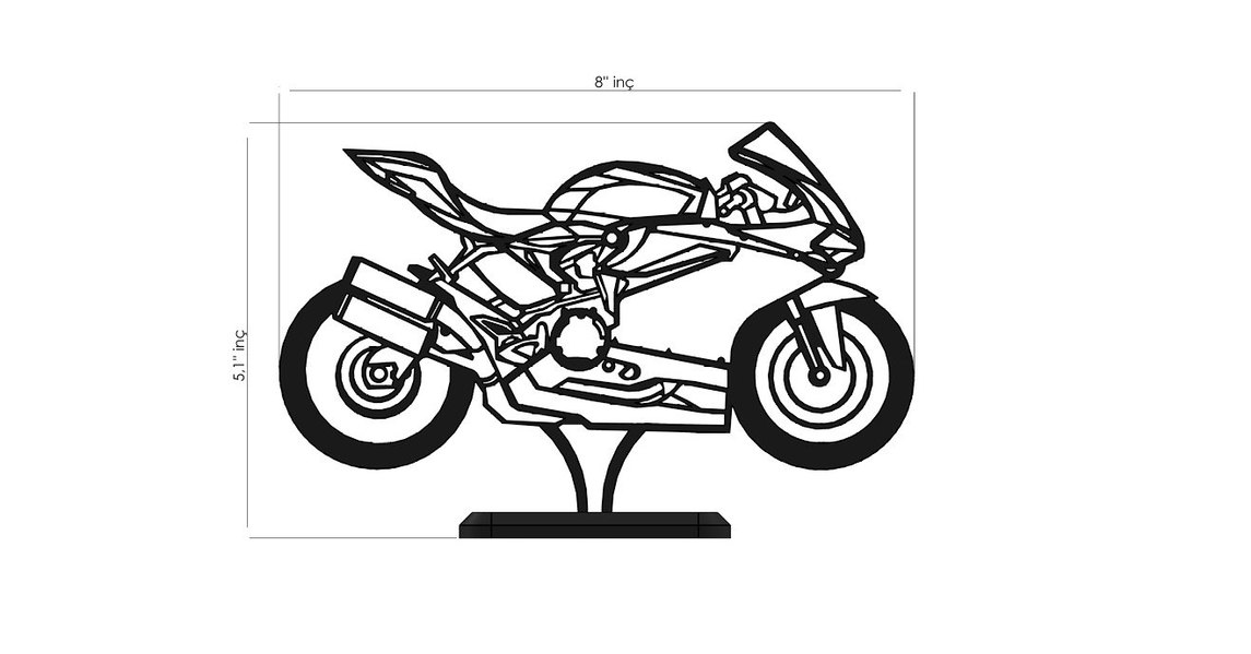 #Ducati#Panigale#959#Motorsiklet#hediye#fikri#sanat#heykeli# - Görsel 4