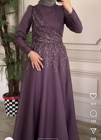 Hanna marka sıfır tesettür abiye