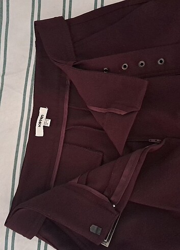 40 Beden Koton bordo kumaş pantolon