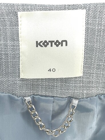 40 Beden gri Renk Koton Yelek %70 İndirimli.