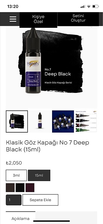 Hanafy deep black boya