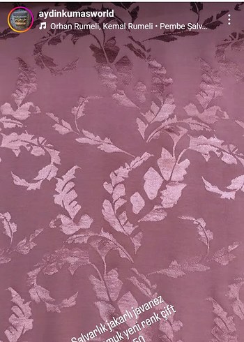 Bordo Çiçek Desenli Parlak Fon Perde