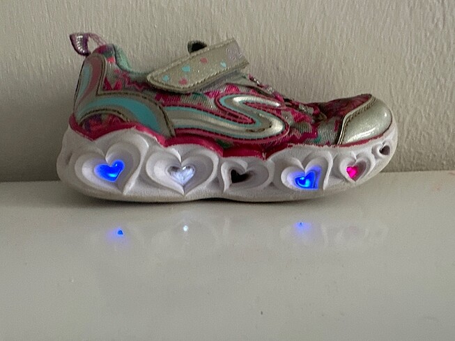 25 Beden Skechers marka ışıklı kız ayakkabı