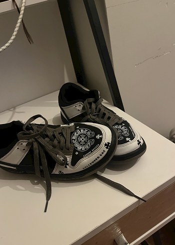 Nike dunk low chrome hearts style custom - Görsel 2