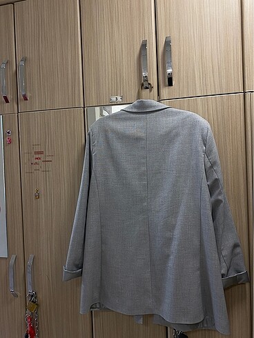 l Beden gri Renk Gri blazer