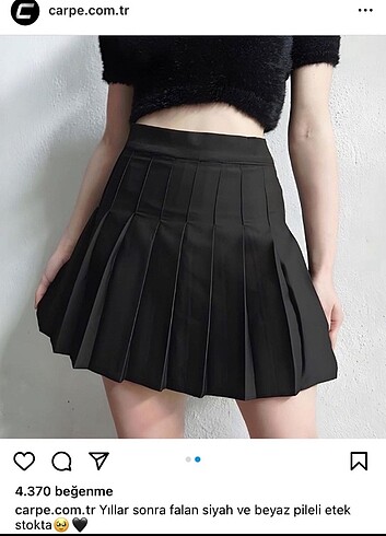 Carpe pileli etek
