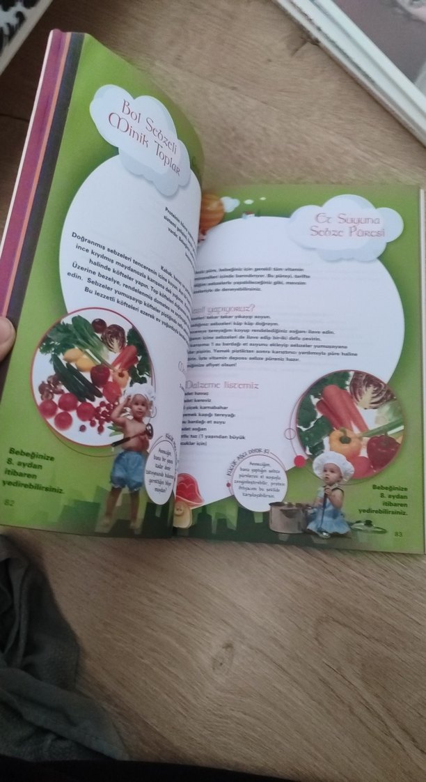 Minik Bebeğime Afiyetle - Bebek Yemek Tarifleri Kitabı - Görsel 2