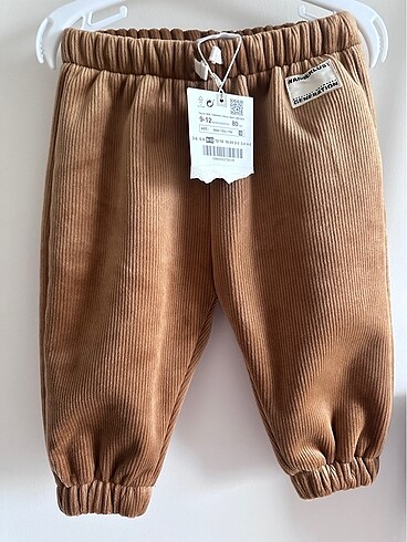 Zara etiketli yumuşacık kadife pantolon