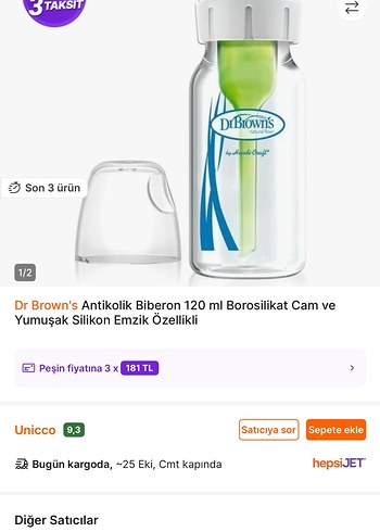Dr. Brown's Options+ Anti-Kolik Bebek Biberonu 120 ml - Görsel 2