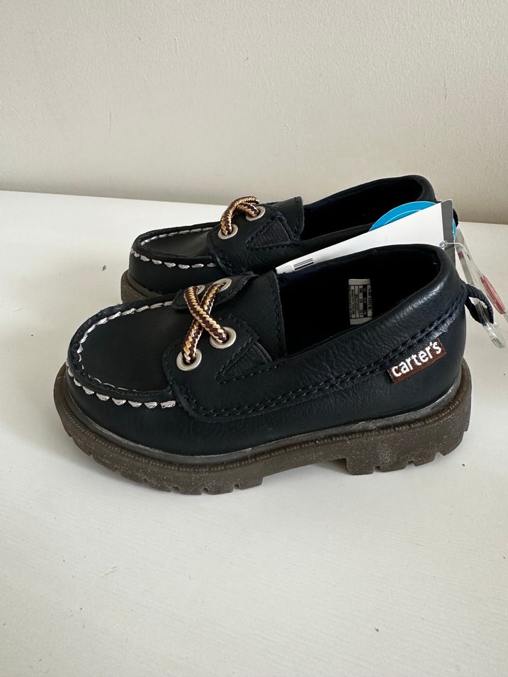 Carters Lacivert Nakışlı Tokalı Erkek Çocuk Ayakkabısı - Görsel 3