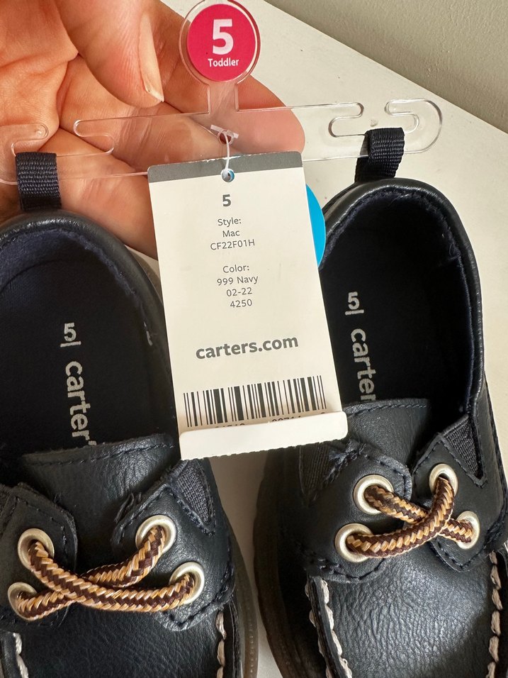 Carters Lacivert Nakışlı Tokalı Erkek Çocuk Ayakkabısı - Görsel 5