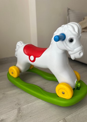 Renkli Tekerlekli At Oyuncağı - Görsel 2