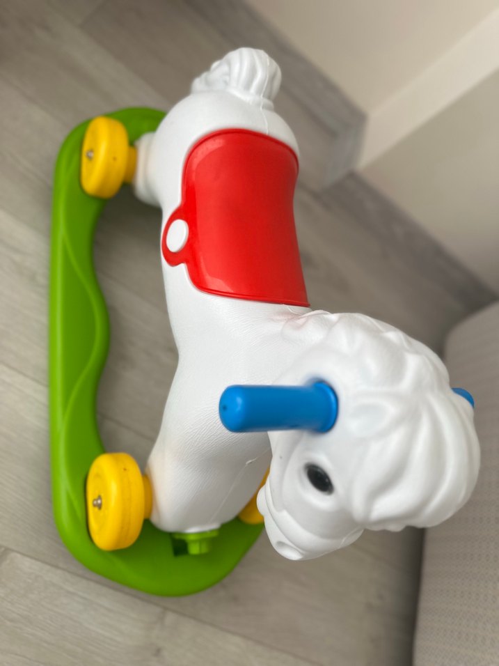 Renkli Tekerlekli At Oyuncağı - Görsel 3