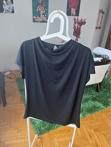 H&M siyah bluz