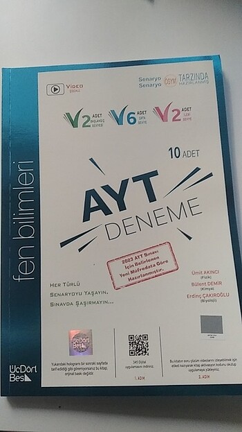 345 AYT fen bilimleri denemesi 