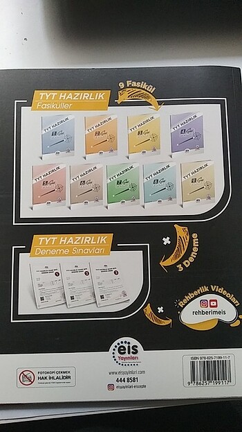  Eis TYT Hazırlık Kamp Seti test kitabı 