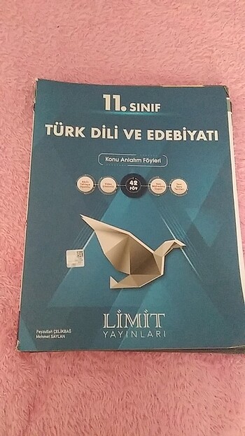 Limit yayınları 11. Sınıf Türk dili ve edebiyatı konu anlatım fö