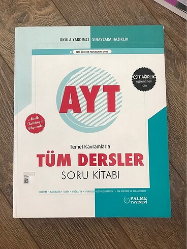 tum dersler test kitabi ea