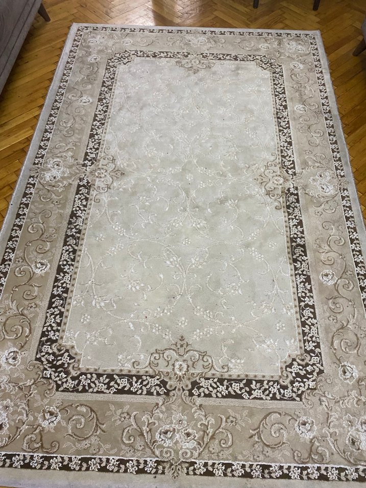 Nakışlı Bej ve Vizon rengi halı - Görsel 2