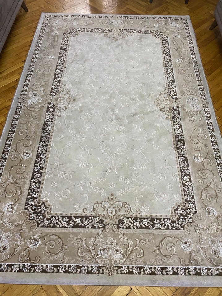 Nakışlı Bej ve Vizon rengi halı - Görsel 3