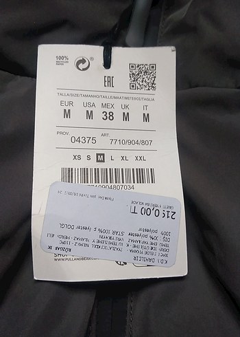 Etiketi Üzerinde hiç kullanılmamış mont - Görsel 2