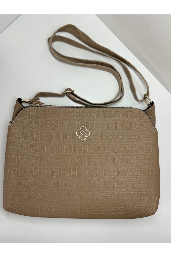 Bej Fermuarlı Kadın Çanta - Görsel 2