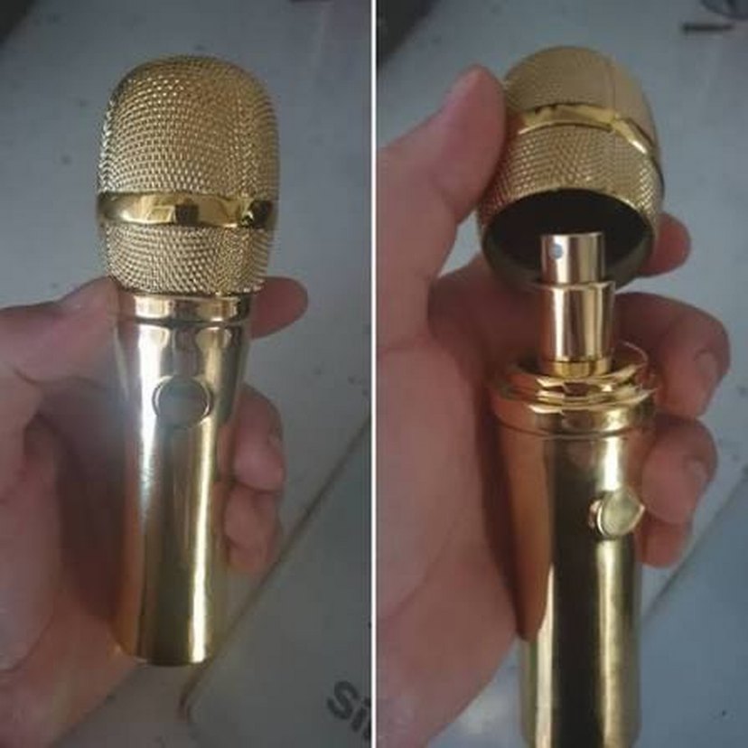 Avon Altın Renkli Mikrofon Parfüm - Görsel 2