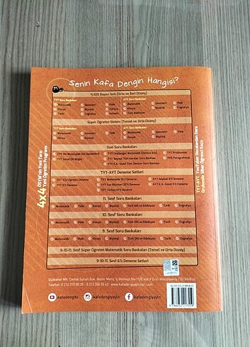  Beden Kafa dengi ayt matematik soru bankası