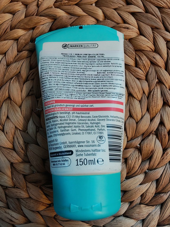 ISANA 3'ü 1 Arada Akne Karşıtı Peeling - Görsel 2