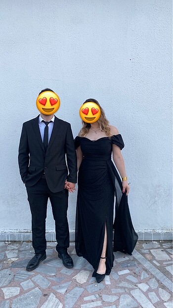 Siyah simli abiye