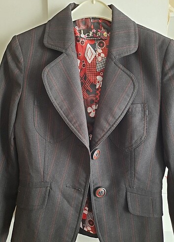 36 Beden siyah Renk vintage blazer ceket