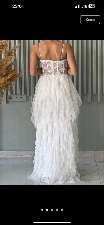 Alfabeta 1 kere nişanımda giydim çok şık