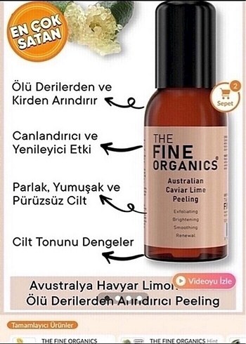 The Fine Organics Gül Serisi Kadın Cilt Bakımı - Görsel 2