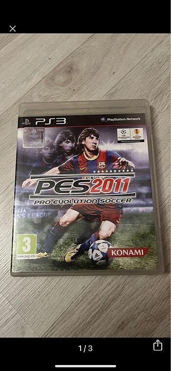 PES 2011 PS3 BluRay Oyun