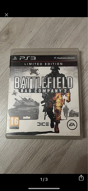Battlefield 2 PS3 Bluray Oyun Kutusu